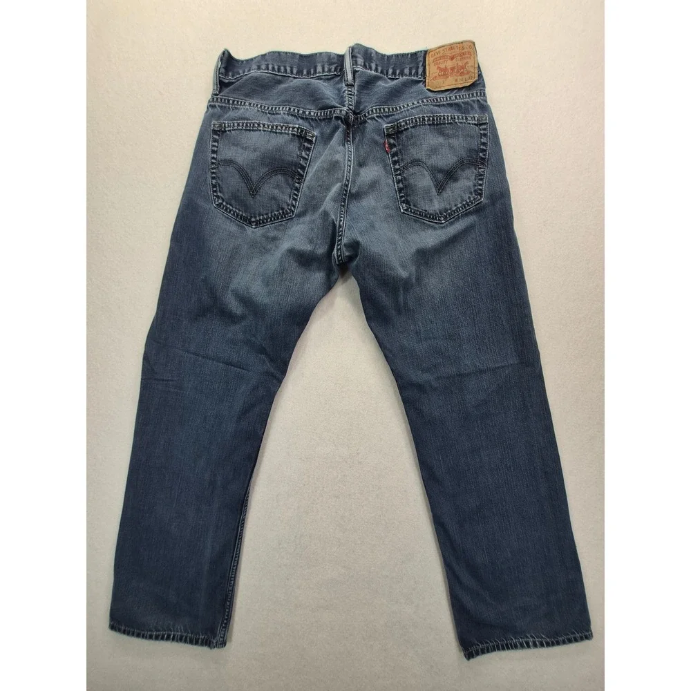 Levi's 569 Loose Straight Jeans Men's 34x32 Blue Relaxed Fit Denim